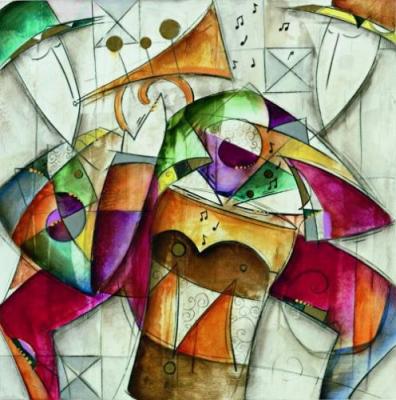 Jam Session I art print by Eric Waugh