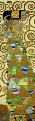 Expectation art print by Gustav Klimt