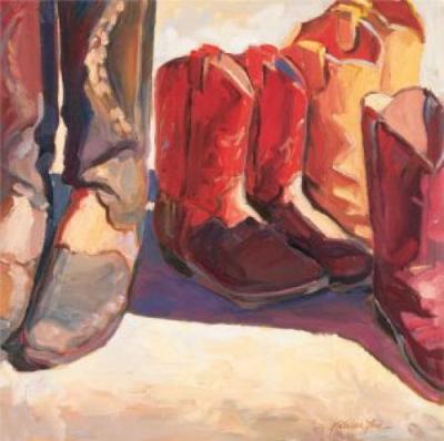 Boots I art print by Kathleen Lack
