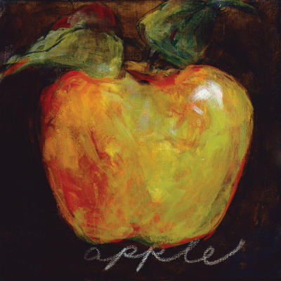 Green Apple art print by Nicole Etienne
