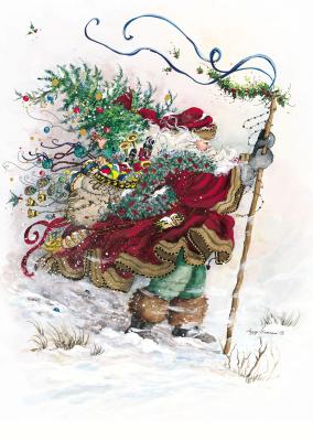 Windswept Traveler art print by Peggy Abrams
