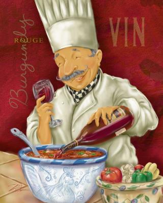 Wine Chef IV art print by Shari Warren