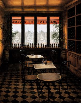 Interieur Bistro A Vin art print by Andre Renoux