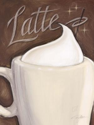 Latte art print by Darrin Hoover