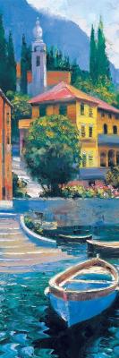 Lake Como Crossing Panel I art print by Howard Behrens