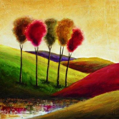 Endless Hills II art print by Mike Klung