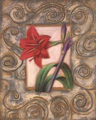 Red Botanical I