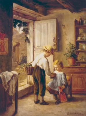 A Present For My Sister art print by Philippe Sauvage