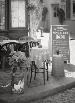La Terrasse art print by Teo Tarras