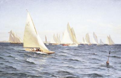 The Race art print by Axel Johansen
