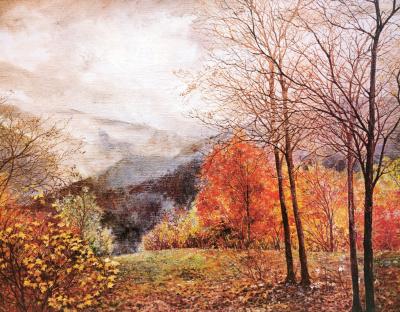 Autumn Glory art print by Jane V. Chenoweth