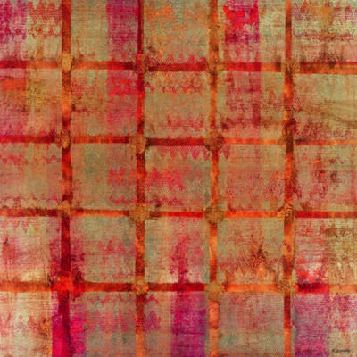 Tapestry Square II art print by Rebecca Koury