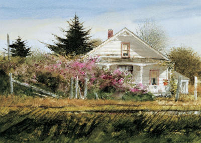 Rural Roses art print by Thomas William Jones