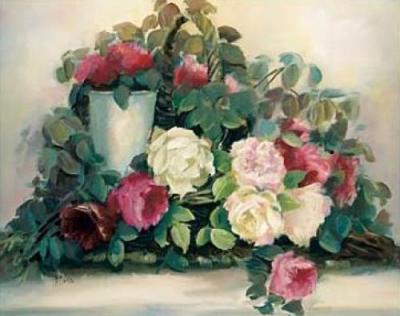 May Basket art print by Andrea Dern