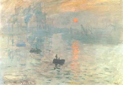 Impression, Rising Sun art print by Claude Monet