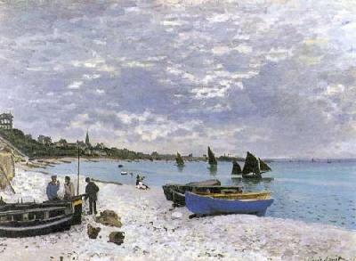 The Beach At Sainte-Adresse