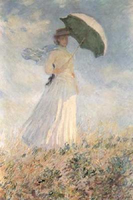 Woman With Umbrella art print by Claude Monet