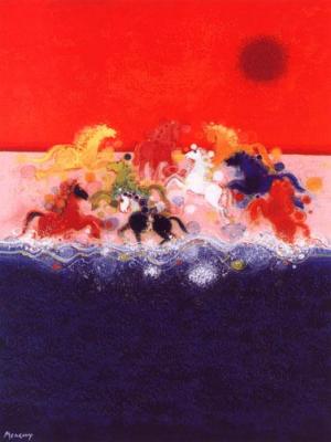 Effervescence art print by Frederic Menguy