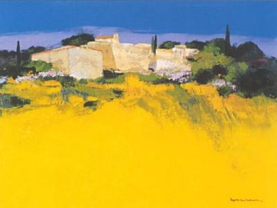 Hamlet in Provence art print by Jean-Claude Allenbach