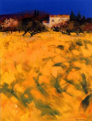 La Grande Bastide art print by Jean-Claude Allenbach