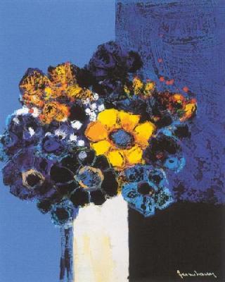 The Yellow Flower art print by Jean-Claude Allenbach