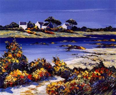 La Cote Sauvages art print by Kerfily
