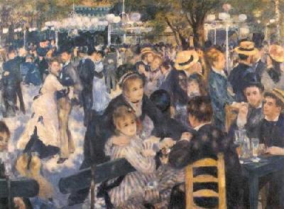 The Ball At The Moulin De La Galette art print by Pierre Auguste Renoir