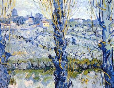 View of Arles art print by Vincent Van Gogh