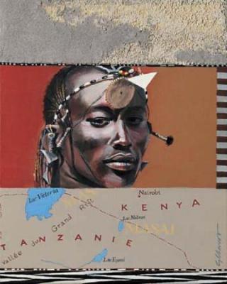 Guerrier Masa� art print by Chassot