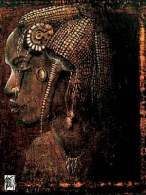 Femme Peul art print by Fabienne Arietti