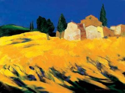 Chapelle en Provence art print by Jean-Claude Allenbach