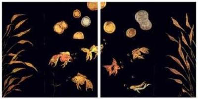Goldfish art print by Jennifer Perlmutter