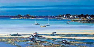 Mar�e basse art print by Kerfily