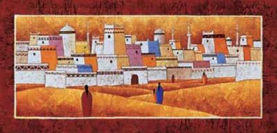 Cit� du sud art print by Moga