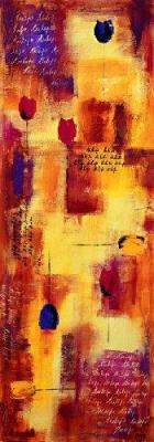 Ambiance jaune 1 art print by Brigitte Rochas