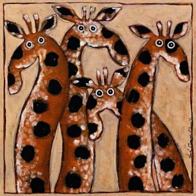 Tribu de girafes