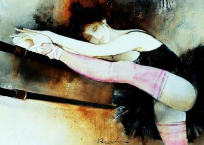 A la barre art print by Joel Rougie