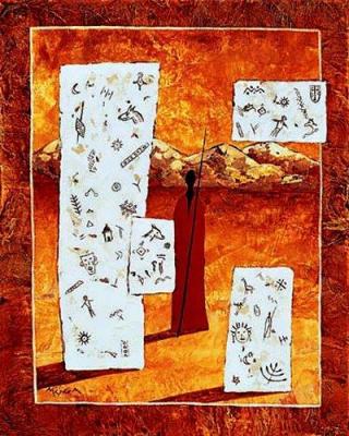 Les graffitis art print by Moga
