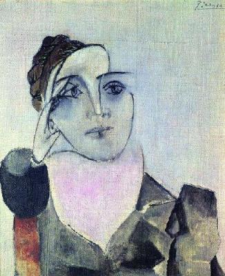Portrait de Dora Maar art print by Pablo Picasso
