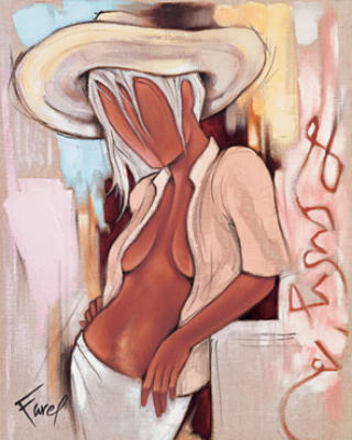 Lady's Hat art print by Pierre Farel