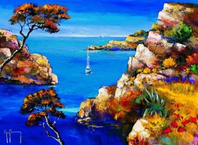 Le bateau de p�che art print by Roger Keiflin
