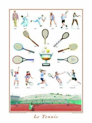 Le Tennis art print by Sport Collection
