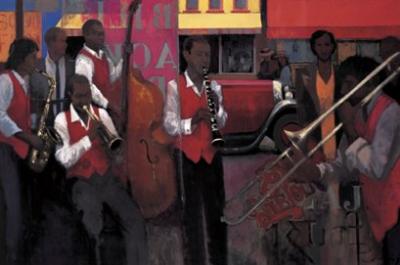 Dukes Dixieland art print by Ana Perpiny�