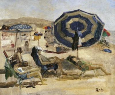 A Day on the Beach II art print by Carme Sala