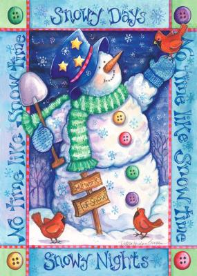 Snowy Days art print by Debra Jordan Bryan