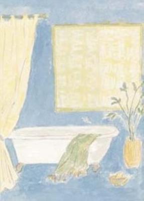Blue Tub art print by Marguerite Gonot