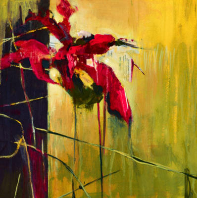 Golden Space I art print by Terri Burris