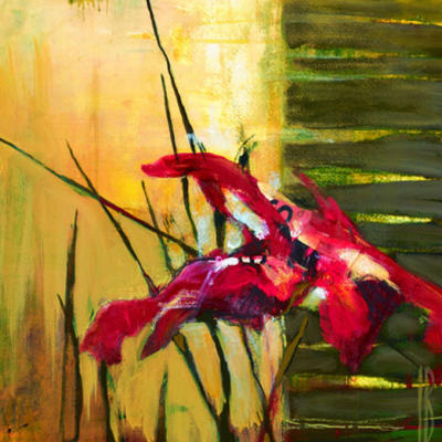 Golden Space II art print by Terri Burris