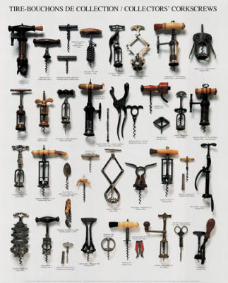 Collectors Corkscrews art print by Atelier