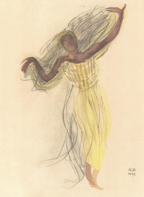 Auguste Rodin Paintings on Cambodian Dancer By Auguste Rodin Art Print   Worldgallery Co Uk